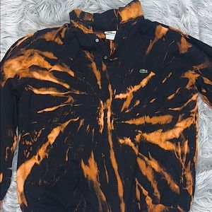 Men's Long Sleeve Bleach Shirt